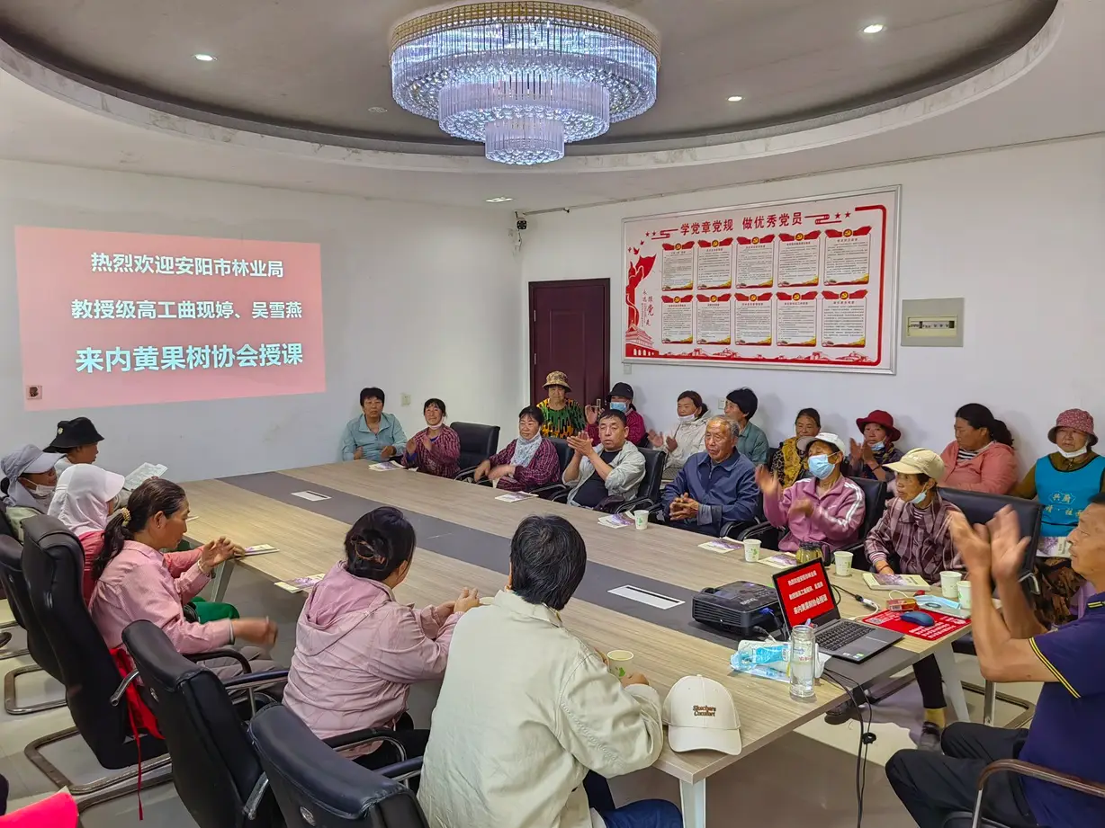 农技专家精准授课 护航桃农丰产增收